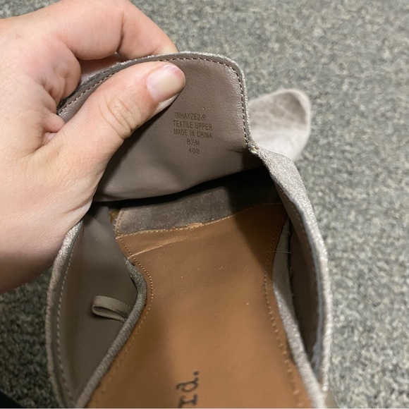 Gorgeous Velvet Mule Clogs Gold Light Brown Women’s 8.5 Shoes Slip On Velour Tan - Picture 5 of 9